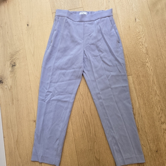 ARITZIA BABATON CONAN CROP PANT LIGHT BLUE  PURPLE - 2 - Picture 3 of 11